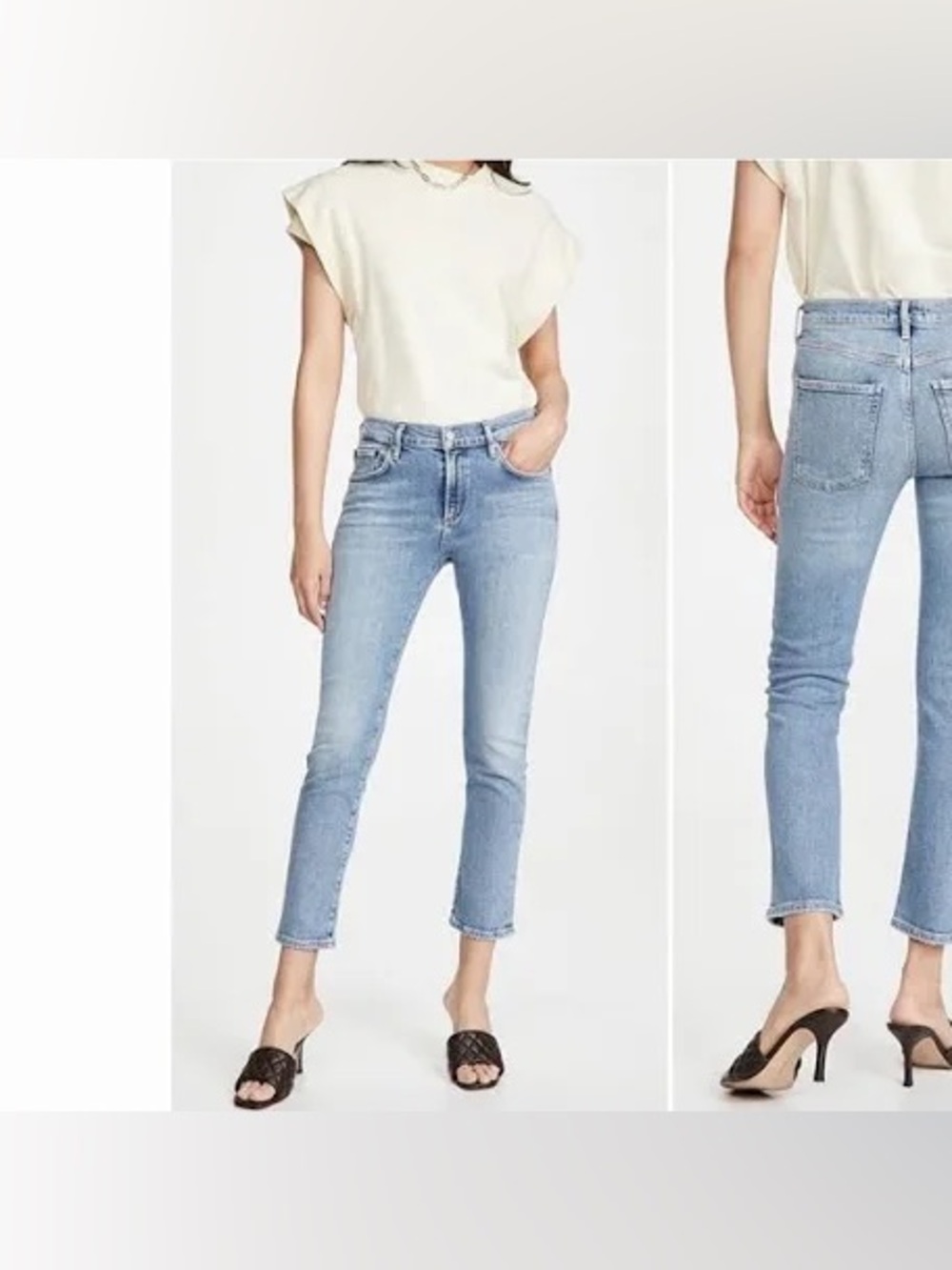 Agolde Toni Mid Rise Straight Jeans